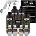 U-POL Raptor Dove Gray Urethane Spray-On Truck Bed Liner Kit W/Free Spray Gun, 4 Liters