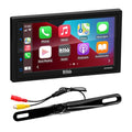 BOSS Audio Systems BCP62 Car Stereo - Apple CarPlay, Double Din, 6.2 Inch Capacitive Touchscreen, Bluetooth, No CD DVD Player, AM/FM Radio Receiver, USB