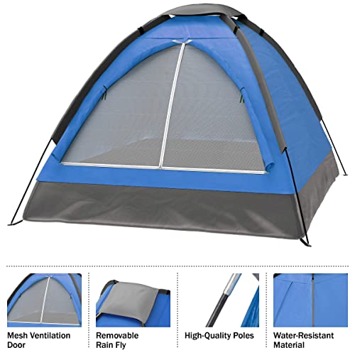 2-Person Dome Tent with Rain Fly and Carrying Bag D783158