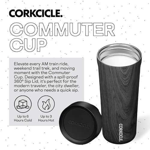 Corkcicle Commuter Cup Travel Mug Insulated Coffee Mug with Lid 17 oz Dragonfly J36810