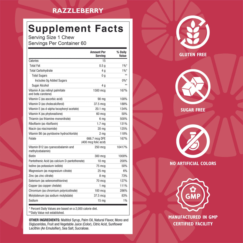 Celebrate Vitamins Bariatric Multivitamin Soft Chews, 180 Count L553