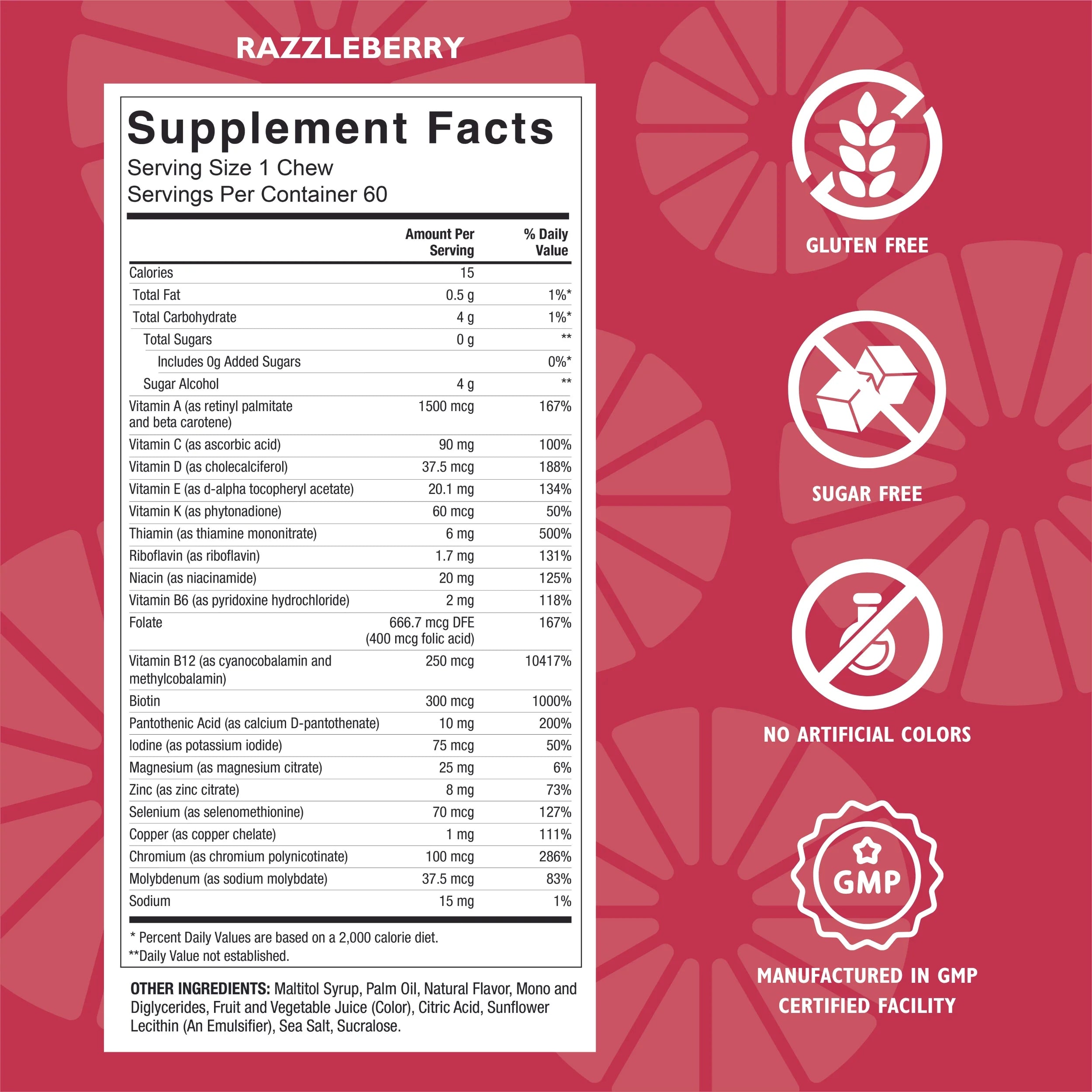 Celebrate Vitamins Bariatric Multivitamin Soft Chews, 180 Count L553