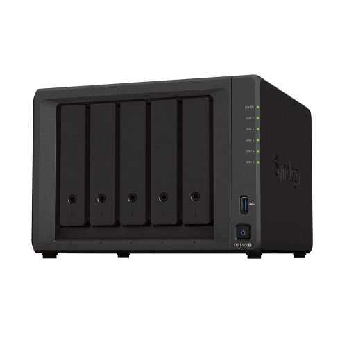 Synology 5-bay DiskStation DS1522+ Diskless with 10GbE Upgrade Module V284