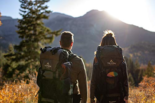 TETON 55L Scout Internal Frame Backpack with Rain Cover V9316