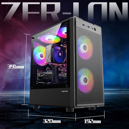 Gaming PC Desktop, AMD Ryzen 5 5500, Radeon RX 550 4GB, 16GB RAM, 1TB SSD T137370