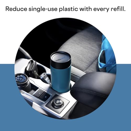 Corkcicle Commuter Cup Travel Mug Insulated Coffee Mug with Lid 17 oz Dragonfly J36810
