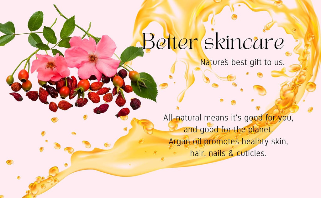 Rosehip Oil for Face, Skin & Hair, 100% Pure USDA Organic, Cold Pressed Unrefined, 2 Fl Oz T32475