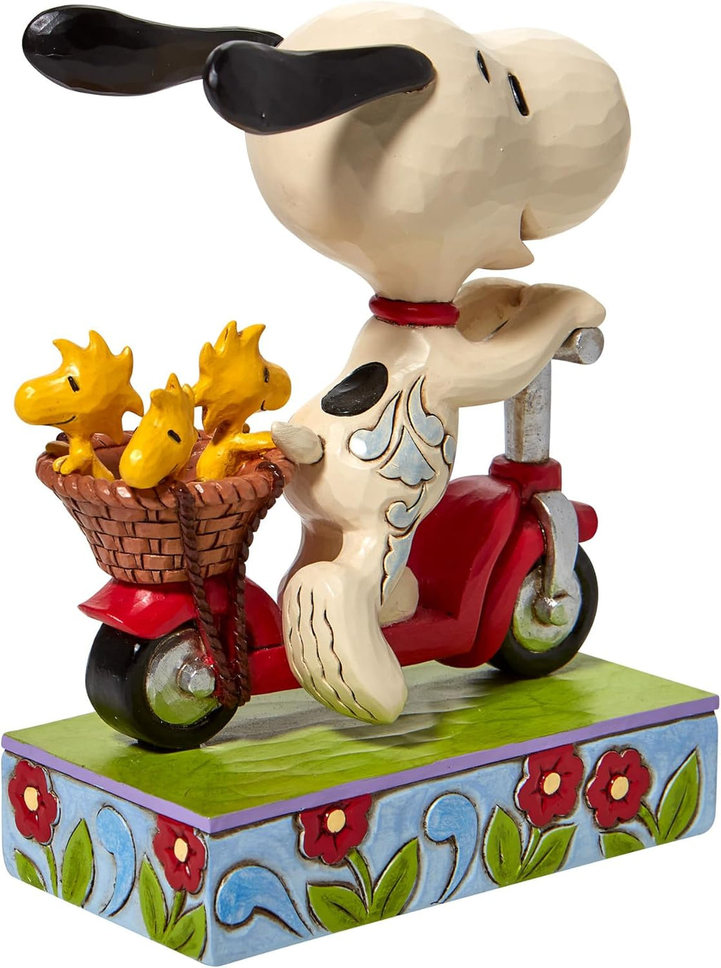 Peanuts by Jim Shore Snoopy and Woodstock Scooter Figurine, 6.5 Inch R90107