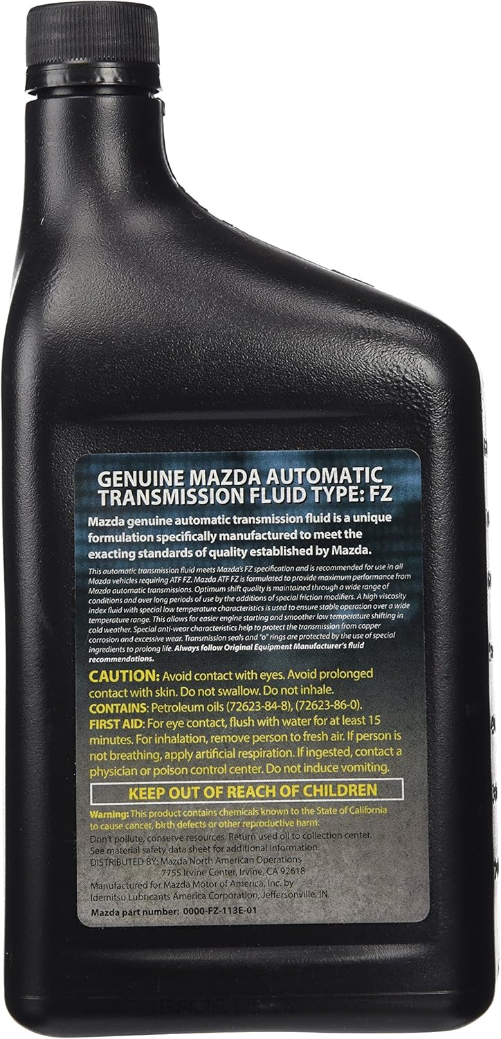 Mazda 0000-FZ-113E-01 Automatic Transmission Fluid S473193