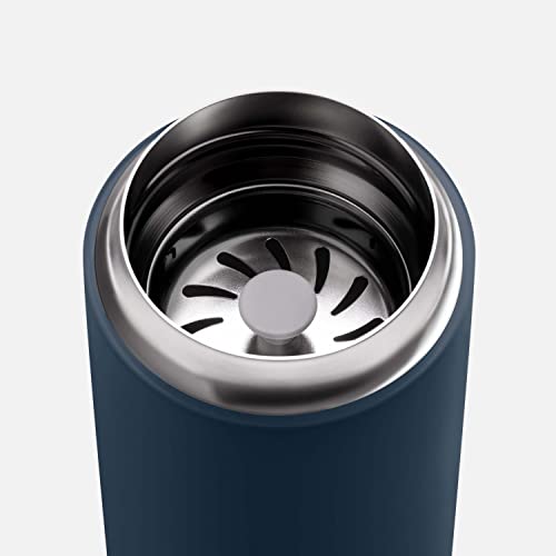 Fellow Carter Move Travel Mug 16 oz, Vacuum-Insulated Stainless Steel, Matte Black D615