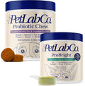 PetLab Co. – Oral Hygiene & Gut Health Bundle: Dental Powder for an Effortless Clean in 1 Scoop for Medium Sized Dogs & Probiotics for Dogs Supporting Gut Health & Seasonal Allergies