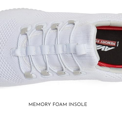 Avia Air Slip On Shoes for Men - Casual Comfortable Walking Sneakers with Memory Foam O2728