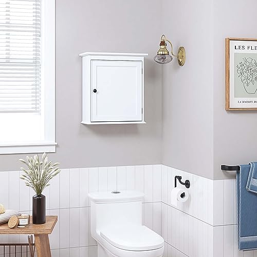 Spirich Small Wall Mounted Bathroom Cabinet, White E7850