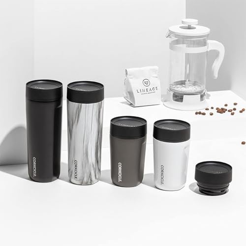 Corkcicle Commuter Cup Travel Mug Insulated Coffee Mug with Lid 17 oz Dragonfly J36810