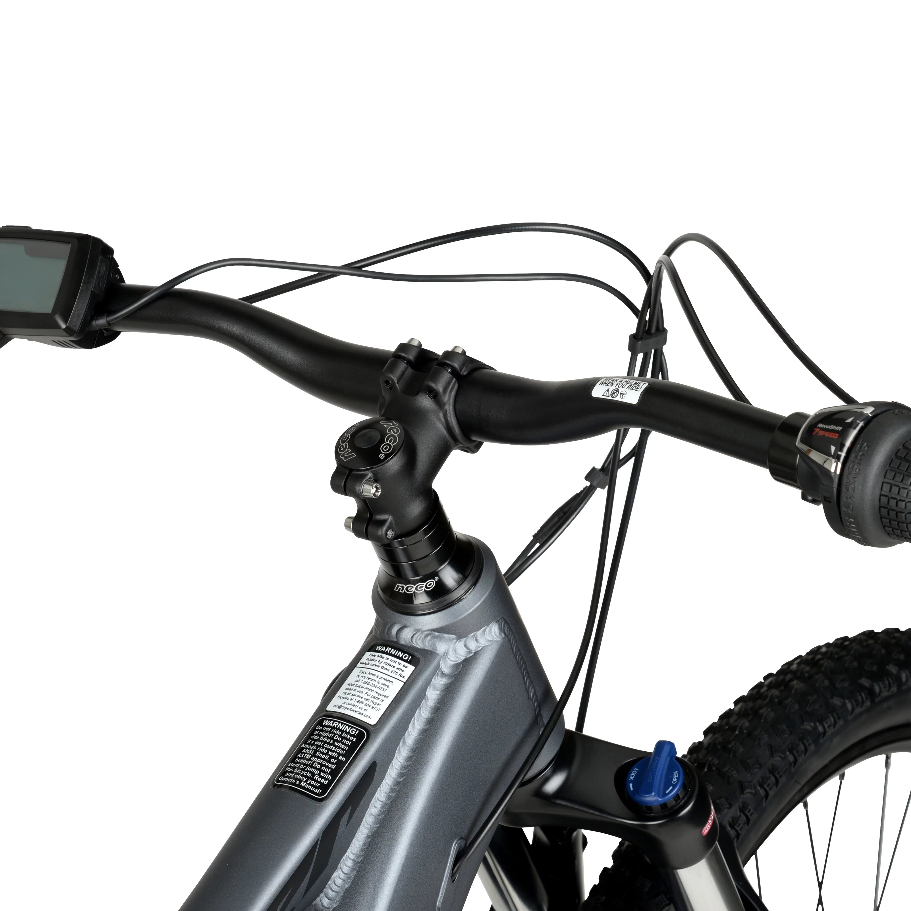 Hyper Bicycles E-Ride 29" 36V Electric Mountain Bike for Adults, Grey N5618