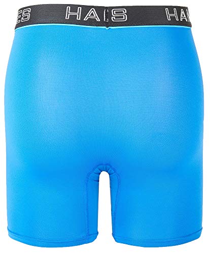 Hanes Men's Boxer Briefs Comfort Flex Fit Ultra Lightweight Mesh Underwear 4-Pack W52824