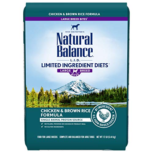 Natural Balance Limited Ingredient Large Breed Adult Dry Dog Food with Healthy Grains, Lamb & Brown Rice Recipe, 26 Pound (Pack of 1)