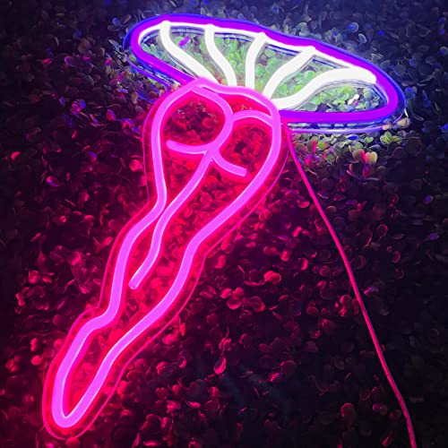 Lady Mushroom Neon Light LED USB Sign for Bedroom Wall Decor K854110