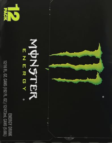 Monster Energy Drink Green Original 16 Fl Oz (Pack of 24) T366810