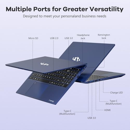 NIMO 15.6" FHD IPS Gaming Laptop, AMD Ryzen 5 6600H, 16GB RAM, 1TB SSD R298468