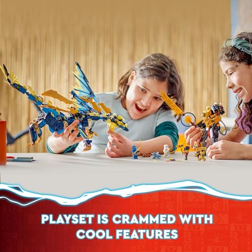 LEGO NINJAGO Elemental Dragon vs. The Empress Mech 71796 Building Toy Set L509