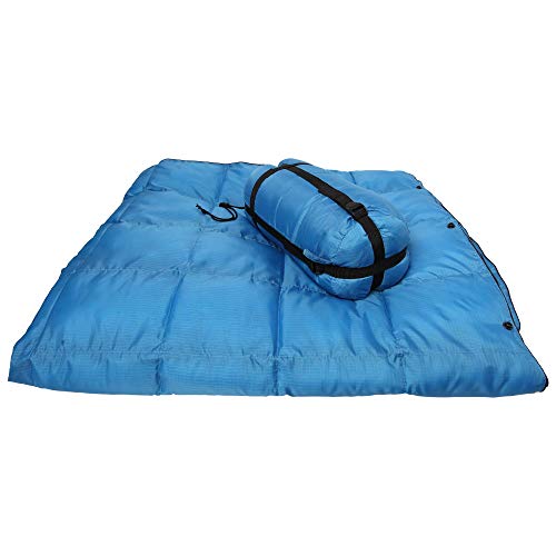 USGI Industries Camp-Shield Adventure Blanket Water Resistant Lightweight with Compression Sack Arctic Blue R751440