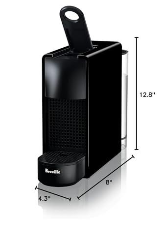 Nespresso Essenza Mini Espresso Machine by Breville, Piano Black B365