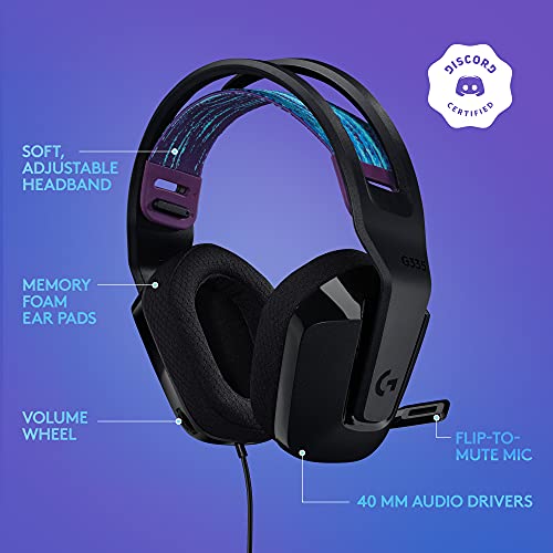 Logitech G535 Lightspeed Wireless Gaming Headset - Black D851