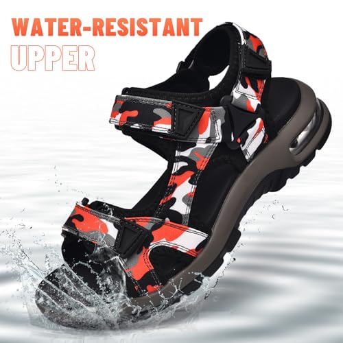 visionreast Mens Athletic Sandals Non-slip Outdoor Hiking P706