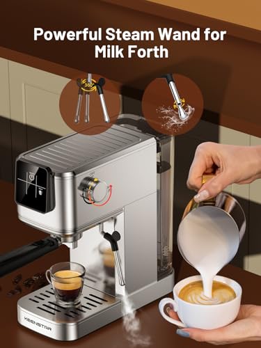 20Bar Espresso Machine with Milk Frother & Touch Screen Y43703