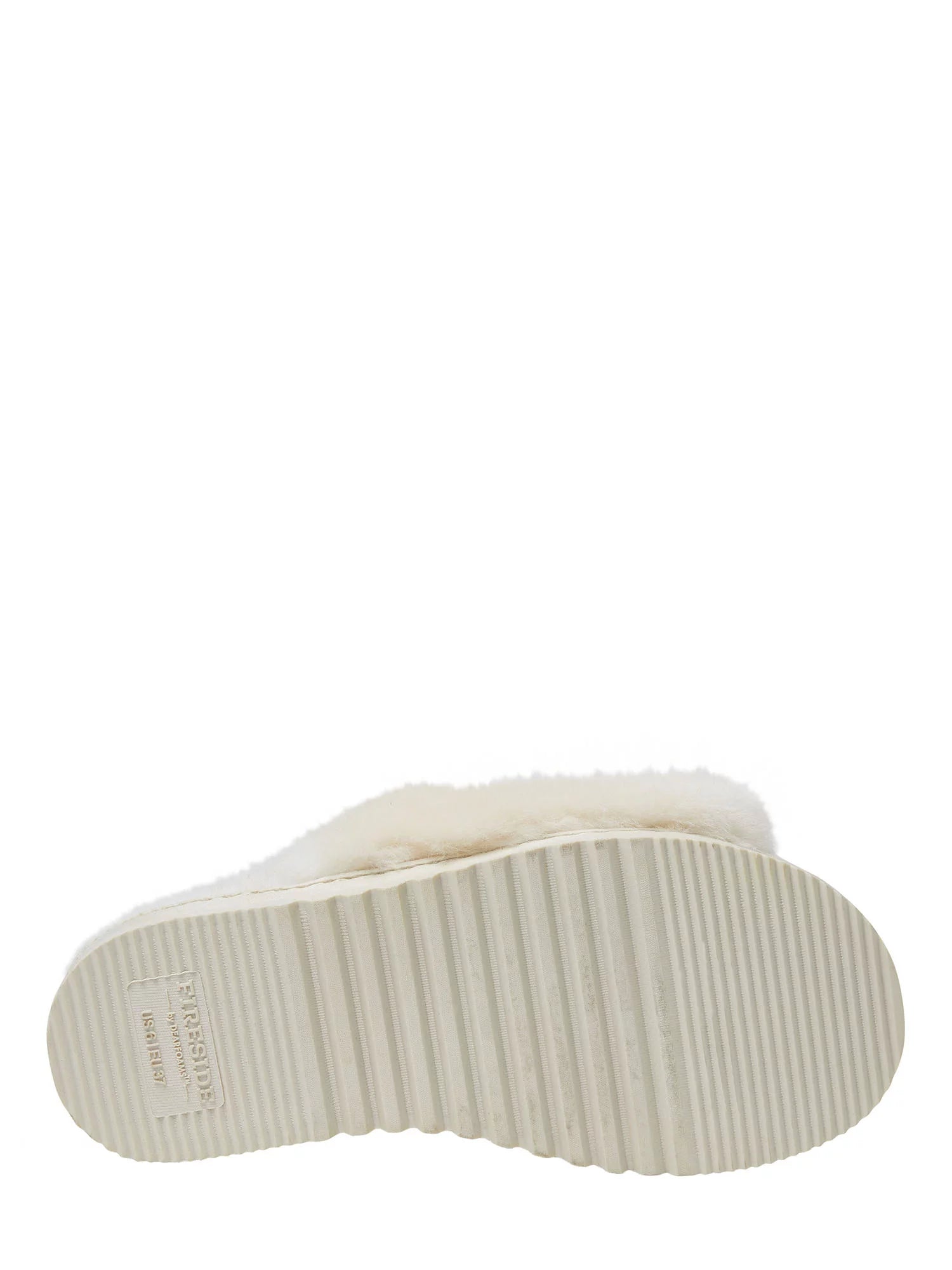 Fireside by Dearfoams Women's Cairns Genuine Shearling Slide Slipper A221647