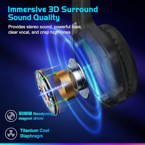 FC100 Wireless Gaming Headset with Microphone for PS5, PS4, PC, Mac, Switch P7184