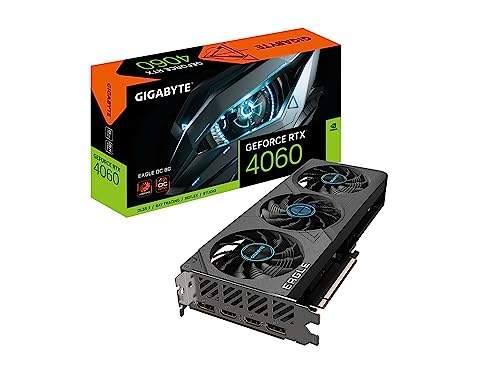 GIGABYTE GeForce RTX 5060 Gaming OC 8G Graphics Card, 8GB GDDR7, WINDFORCE Cooling M838