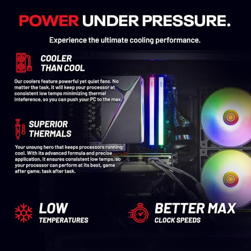 Skytech Gaming Azure 3 Desktop PC, Ryzen 7 9700X, RTX 5060, 32GB DDR5, 1TB SSD, Win 11 T224180