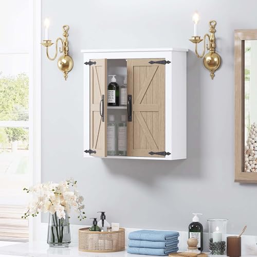 Spirich Small Wall Mounted Bathroom Cabinet, White E7850