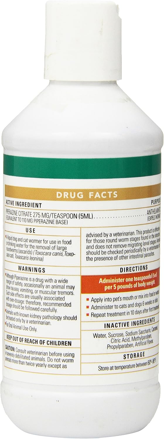 Durvet WormEze Liquid Canine & Feline Antihelmintic, 8 oz L5699