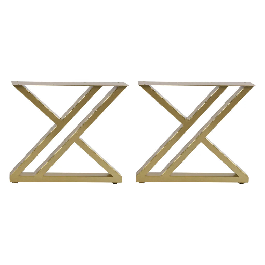 16" Metal Table Legs for Dining Coffee Desk, Gold C292