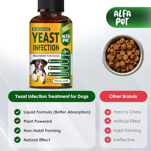 Natural Yeast Infection Treatment for Dogs, Itch & Allergy Relief, 2 Oz K1317