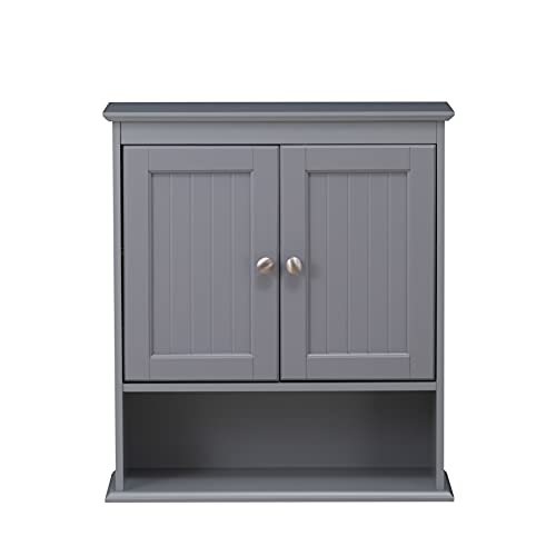 Spirich Bathroom Wall Cabinet with Doors, White A10165