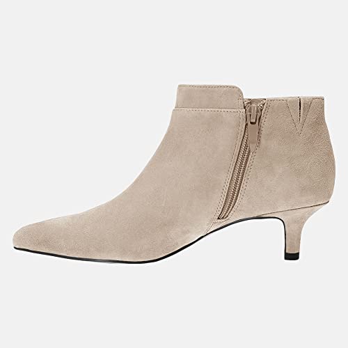 Juliet Holy Women's Pointed Toe Kitten Heel Ankle Boots J255963