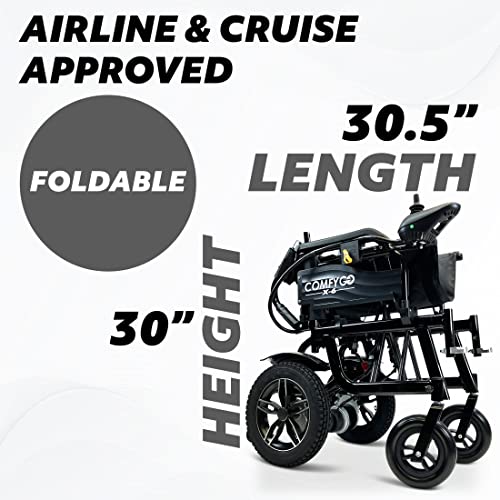 ComfyGO Electric Power Wheelchair for Adults, Folding & Lightweight I206