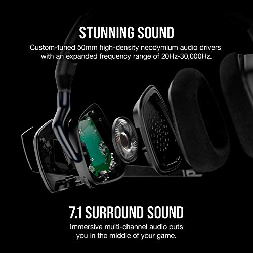 CORSAIR VOID RGB ELITE Wireless Gaming Headset, White C928
