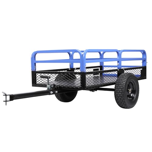 Heavy Duty Steel ATV Dump Trailer with Removable Sides, 1500 lb Capacity S6709