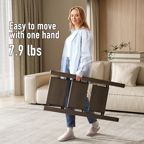 2 Step Lightweight Aluminum Folding Ladder with Anti-Slip Pedals, 330 lbs Capacity D5199