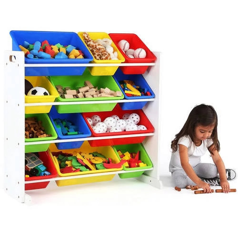Tot Tutors Summit Kids Toy Storage Organizer with 12 Bins M89807