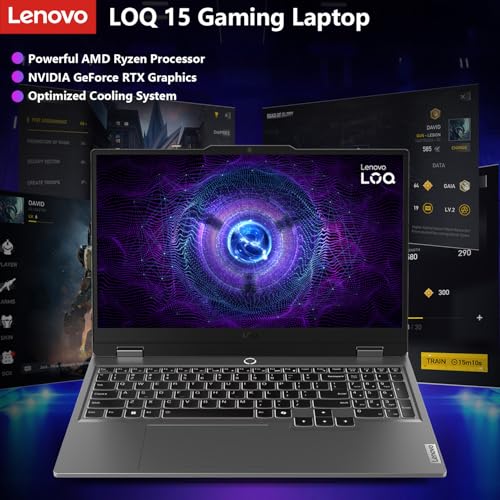 Lenovo LOQ 15 15ARP9 RTX 4050 Gaming Laptop, 15.6" FHD 144Hz, 64GB RAM, 2TB SSD I826