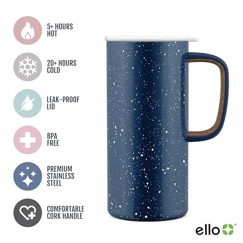Ello Campy Vacuum Insulated Travel Mug 18oz with Leak-Proof Lid U4783