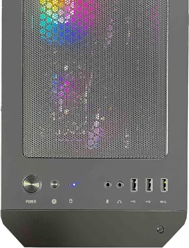 NSXGAMING Nova Desktop Gaming Computer, AMD Ryzen 5 5600G, 16GB DDR4, 512GB SSD N7906