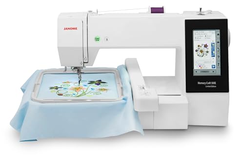 Janome Memory Craft 500E Embroidery Machine L9579