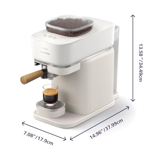 Philips Baristina Espresso Machine with Milk Frother, Black D833